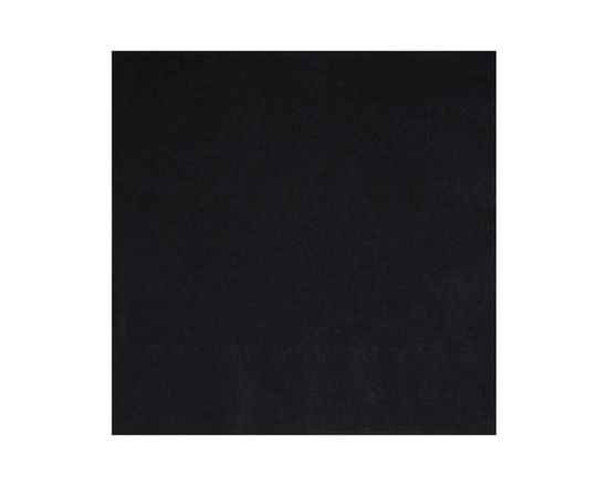 Black Solid Lunch Napkins, 65ct