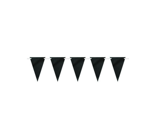 Bannière drapeau en papier craie et 1 morceau de craie, 9 pi
