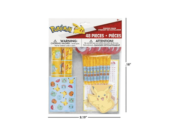 Pokémon Assorted Favor Pack 48pc