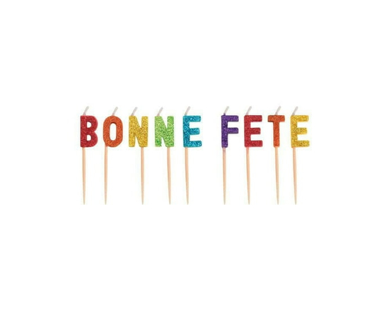 Bonne Fete Candles