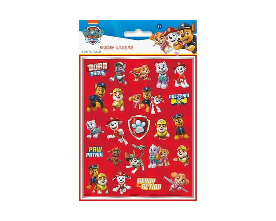 Paw Patrol Sticker Sheets, 4ct