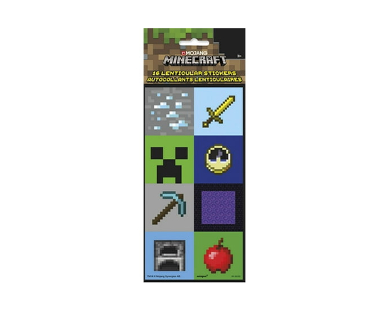 16 Minecraft Autocollants - 4 pouces X 7.75 pouces