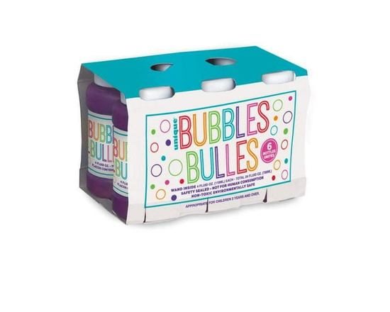 Bulles de fête, paquet de 6 - 24 oz au total