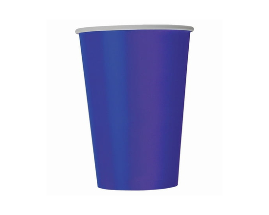 Paper Cups, 12oz. 8ct (Blue)