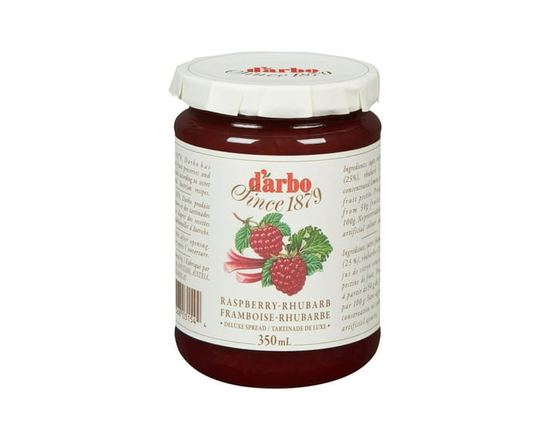 Raspberry Rhubarb Spread - 350 mL