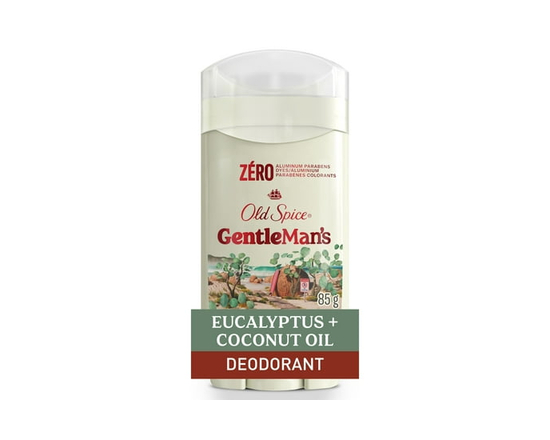 Old Spice GentleMen's Collection Deodorant Aluminum Free Eucalyptus with Coconut Oil - 3 oz