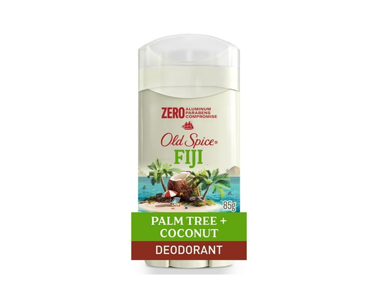 Old Spice Men's Deodorant Aluminum-Free Fiji with Palm Tree, 24/7 Lasting Freshness - 3 oz