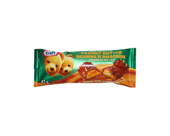 Kraft Milk Chocolate Peanut Butter Wafer Bar
