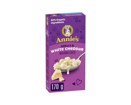Annie's Macaroni & Cheese, Shells & White Cheddar, kids meal, 170 g - 170 g