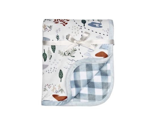Modern Moments by Gerber Baby 1 Pack Valboa Blanket - One Size (Adventure)