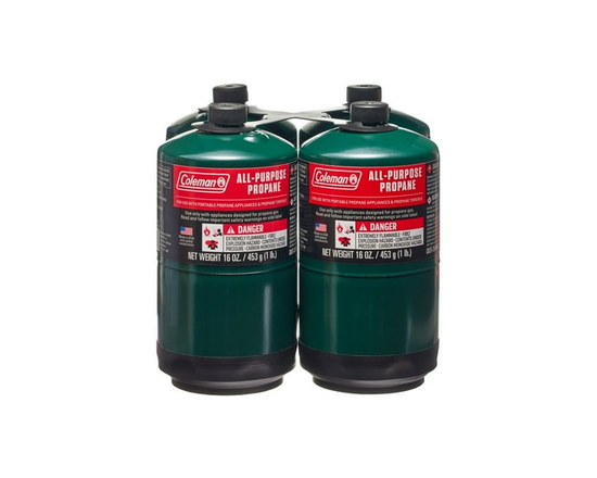 Coleman All Purpose Propane Gas Cylinder 16 oz, 4-Pack - 4-pack