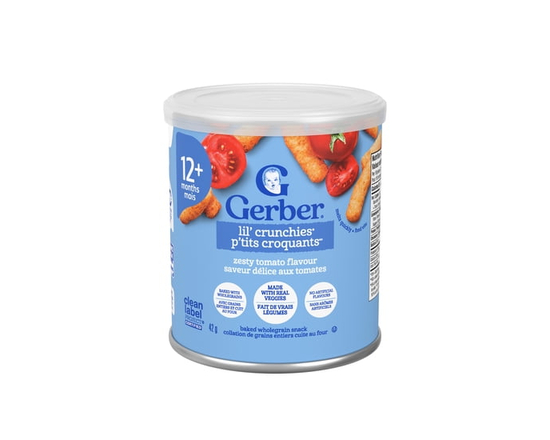 GERBER P'Tits Croquants Délice Tomates, Coll. Pour Tout-Petits - 42 g