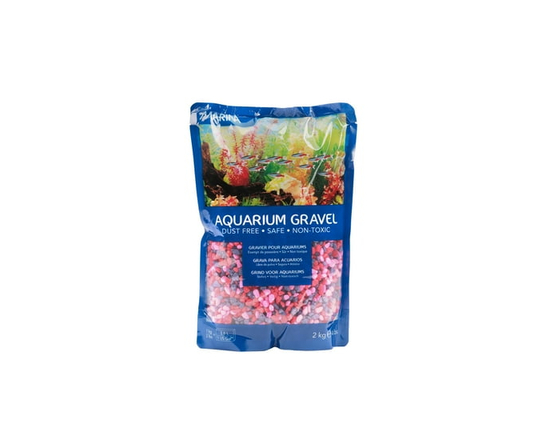 Marina Jelly Bean Decorative Epoxy Aquarium Gravel 2 kg - Gravel Size 4 to 7 mm (0.15” to 0.3”)