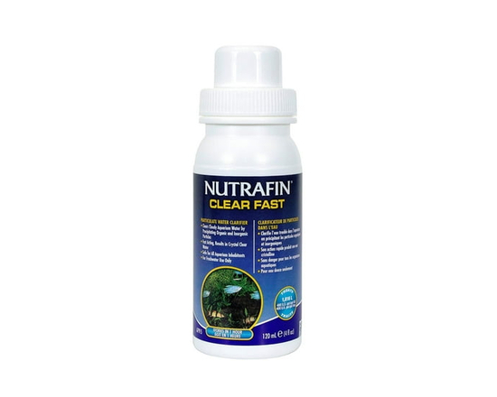 Nutrafin Aquarium Clear Fast Particulate Water Clarifier, 120 mL - 1