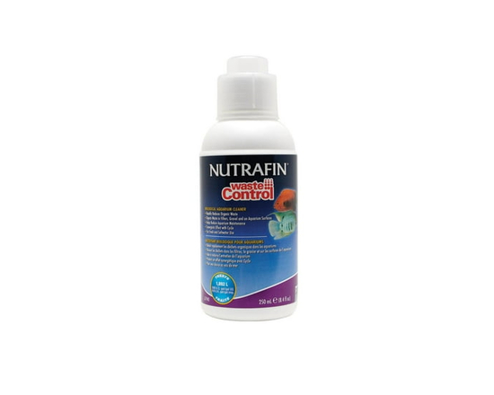 Nutrafin Aquarium Waste Control Biological Aquarium Cleaner 250 mL - 250 mL (8.4 fl oz)