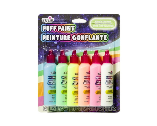 Peinture textile dimensionnelle mate Tulip, peinture liquide pour loisirs créatifs, lot de 6 flacons de 1,25 fl oz - 1,25 fl oz (Multicolore)