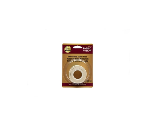 Aleene's Fabric Fusion Adhesive Tape , Peel and Stick, Permanent and Washable Fabric Glue Tape for Crafts, 1" Roll, 20 ft. - 1" Roll