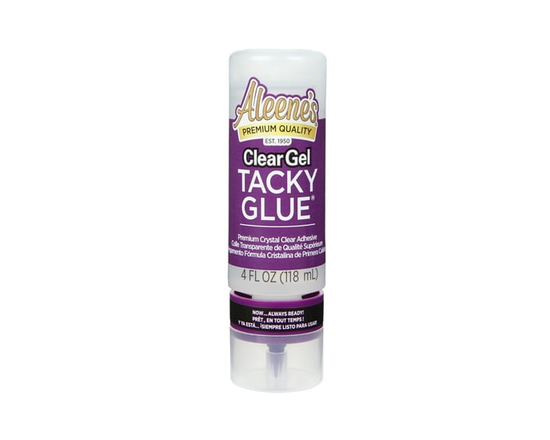 Aleene's ClearGel Tacky Glue Premium All Purpose Adhesive 4 fl. Oz., Glue for Crafts in Always Ready Bottle, Nontoxic, Applies and Dries Clear - 4 fl