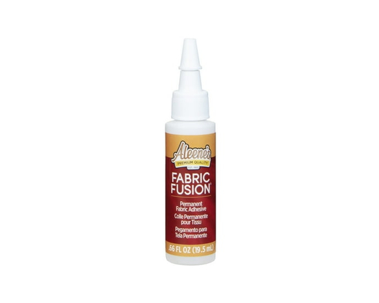 Aleene's Fabric Fusion Glue .66 oz, Nontoxic, Permanent and Washable Adhesive, Dries Flexible, Strong Bond on Fabrics, Clothing, Denim, Polyester, Cot