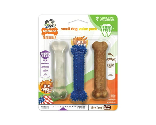 Nylabone Small Dog Toy Value Pack
