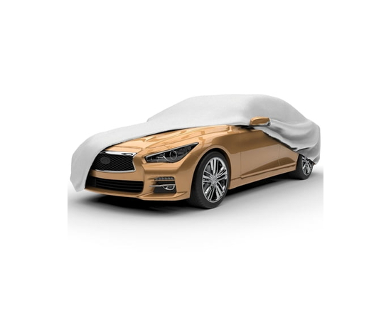 Budge Lite Car Cover Fits Cars up to 200 inches, B-3 - (Polypropylene, Gray)