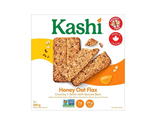 Kashi Seven Grain Honey Oat Flax with Quinoa Bars 200g, 10 bars - 200g