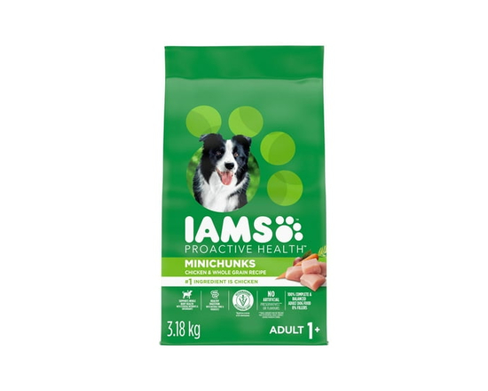 Iams Minichunks Adult Dry Dog Food Chicken & Whole Grains Recipe 6.80 kg - Small (0-4.99kg)