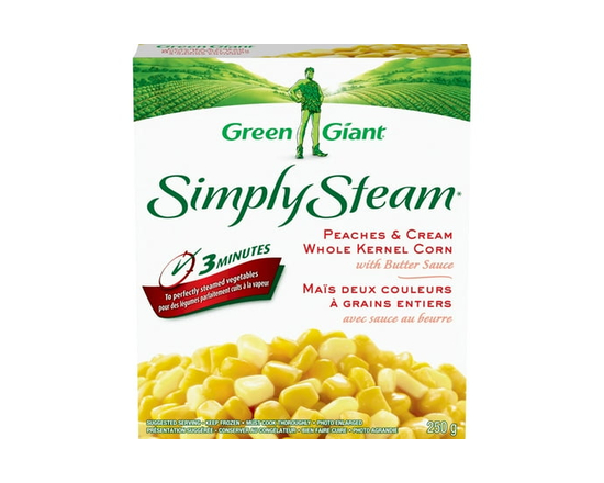 Green Giant Simply Steam* Peaches & Cream Corn with Butter Sauce