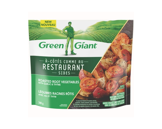 Green Giant Restaurant Sides Roasted Root Vegetables with Garlic & Thyme - 340 g