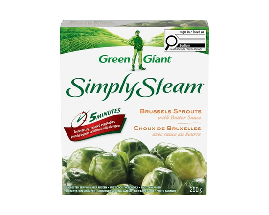 Green Giant Simply Steam* Brussels Sprouts in Butter Sauce - 250 g