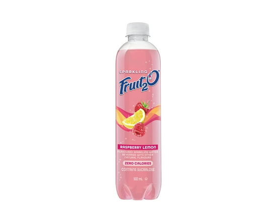 Fruit2O Pétillant Framboise Citron 502ML - 502 ml