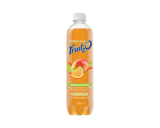 Fruit 2O Sparkling Orange Mango 502ML - 502 mL