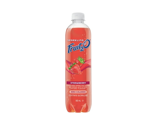 Fruit2O Sparkling Strawberry 502ML - 502 mL