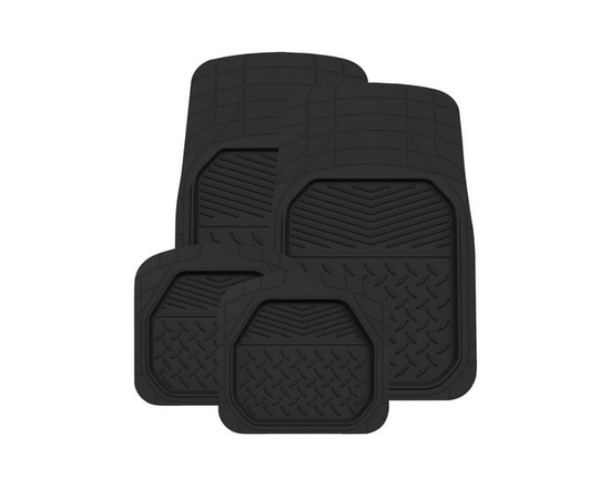 AUTO DRIVE Heavy Duty Deep Tray Car Floor Mats
