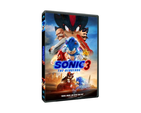 Sonic The Hedgehog 3 (2025) (DVD), Animated, Action & Adventure, Paramount
