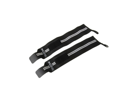 GoZone 2 Pack Wrist Wraps – Black - 18 length