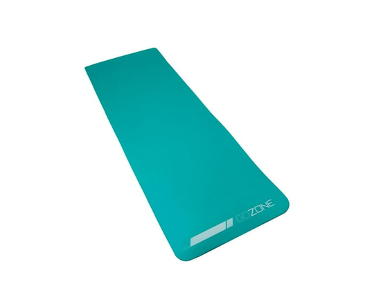 GoZone 12mm Fitness Mat with Carry Strap (Teal)