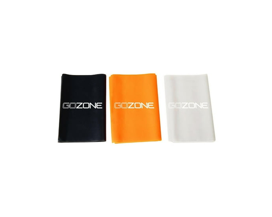GoZone 3 Pack Looped Resistance Bands – Black/Orange/White