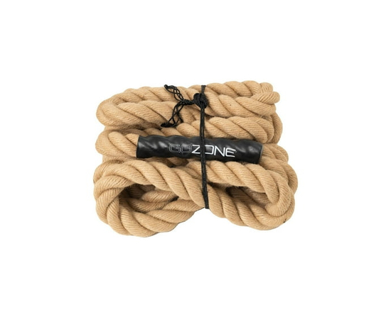 GoZone 20ft Battle Rope – Natural/Black
