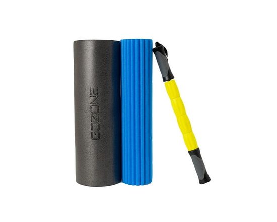 GoZone 3-in-1 Body Roller – Black/Blue/Yellow