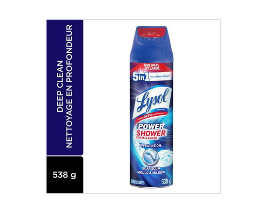 Lysol® Power Shower Foam Cleaner, 538g - 538g
