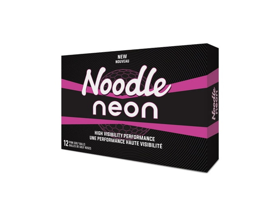 TaylorMade Noodle Neon Pink Golf Ball - One Dozen