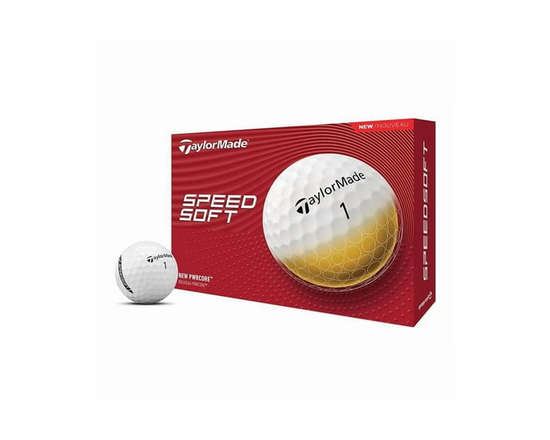 TaylorMade SpeedSoft balles de golf – Une douzaine, blanc
