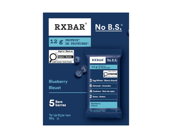 RXBAR® Blueberry Protein Bars 5 x 52 g - S