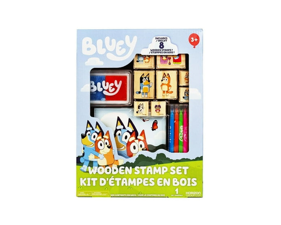 Bluey Wooden Stamp Set