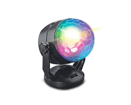 Merkury Innovations Partyglo Projecteur de fête LED multicolore, lot de 1