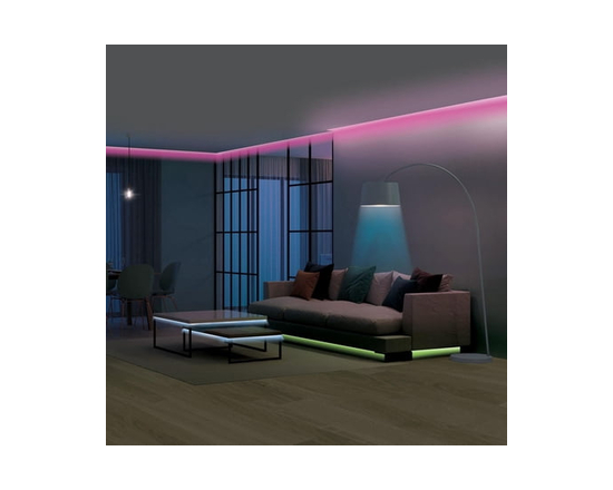 Bande lumineuse FlexGlo Ultra de Merkury Innovations avec synchronisation sonore