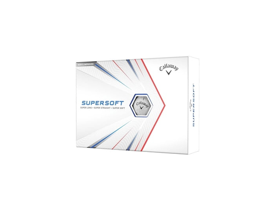 Callaway Supersoft 21 White Golf Balls One Dozen