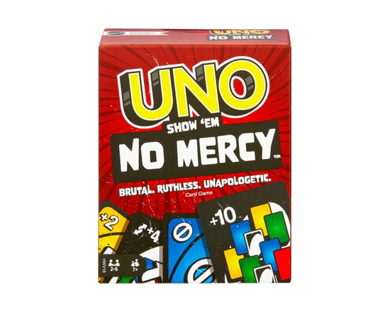 UNO Show ‘em No Mercy Card Game for Kids, Adults & Family Night, Parties and Travel