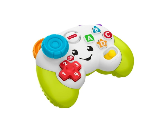 Fisher-Price Rires et Éveil Manette de jeu éducative, multilingue